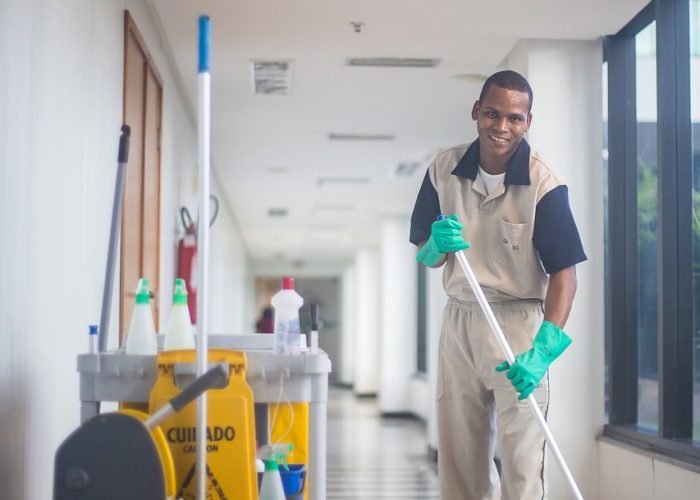 cleaner, broom, cleaning services.